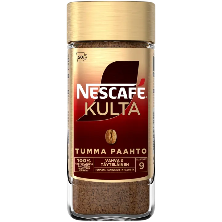 Nescafé Kulta 100g Tumma paahto pikakahvi purkki｜Nescafé 金色100克深烘焙速溶咖啡罐
