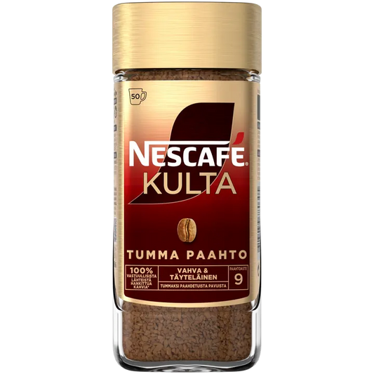 Nescafé Kulta 100g Tumma paahto pikakahvi purkki｜Nescafé 金色100克深烘焙速溶咖啡罐