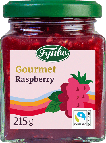 Fynbo Gourmet vadelmahillo 215g
