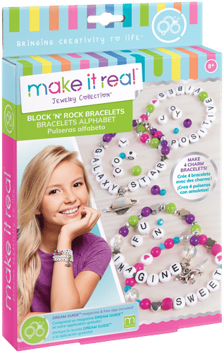 Make It Real Rannekorujen valmistussetti, erilaisia