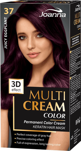 Joanna Multi Cream 染发剂 37 多汁茄子 永久