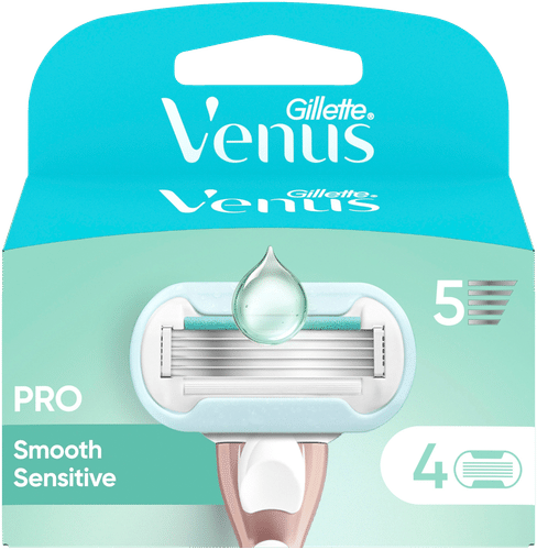 Gillette Venus Pro Smooth Sensitive 4片刀头