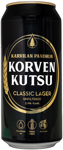 Korven Kutsu Karvilan Panimo Korven Kutsu 经典拉格 5.0% 0.44升罐