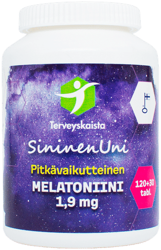 Terveyskaista SininenUni褪黑素1.9毫克缓释150片