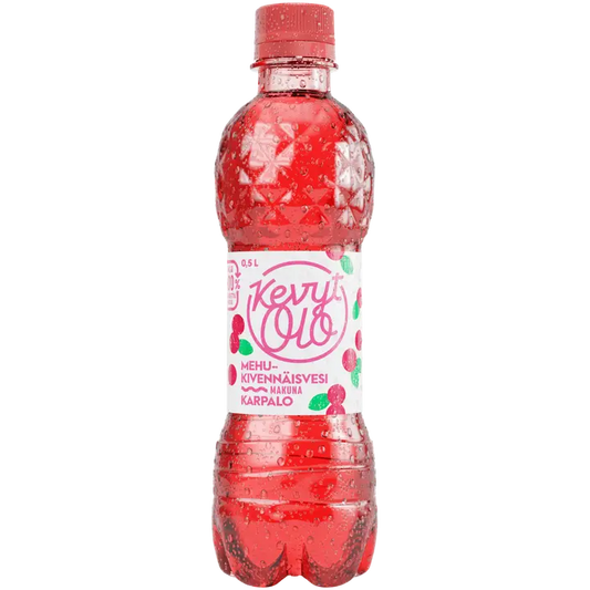 KevytOlo Karpalo mehukivennäisvesi 0,5 l kmp｜KevytOlo 蔓越莓汁矿泉水 0.5 l kmp