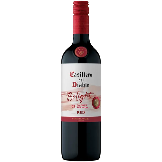 Casillero del Diablo Belight Red 8 % punaviini 0,75 l lasipullo｜Casillero del Diablo Belight Red 8% 红饮料 0.75 升玻璃瓶