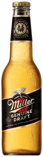 Miller 纯正生啤4.7%玻璃瓶 33cl