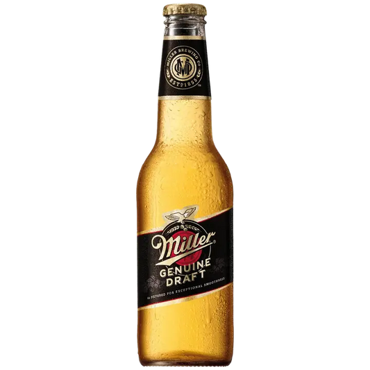Miller Genuine Draft 4,7% lasipullo 33cl｜Miller 正品生饮料 4.7% 玻璃瓶 33cl