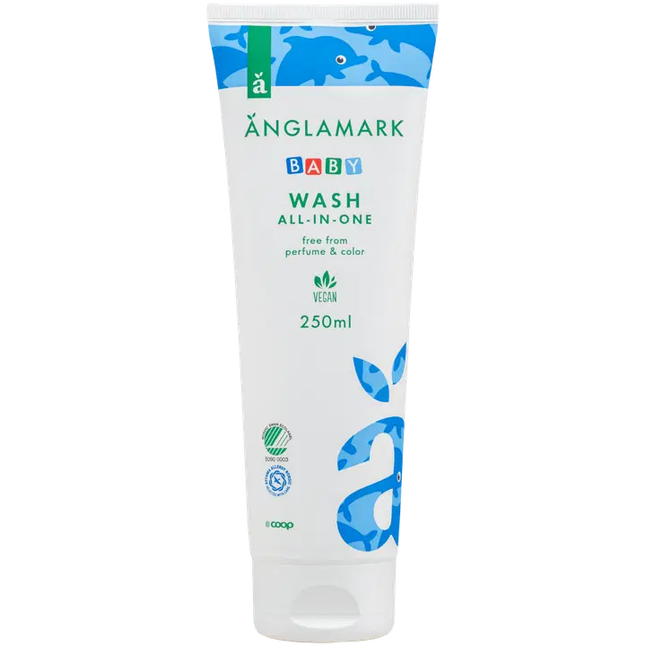 Änglamark Baby soap all-in-one vauvan yleispesuneste 250 ml｜Änglamark 婴儿皂 婴儿通用洗衣液 多效合一 250 ml