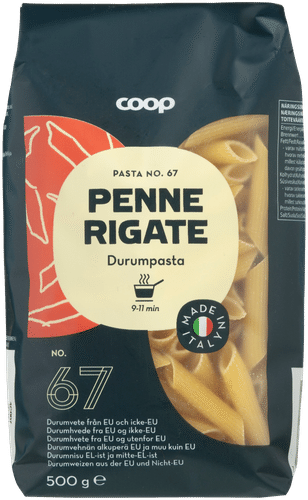 Coop 斜管意面 500 g｜Coop Penne Rigate pasta 500 g