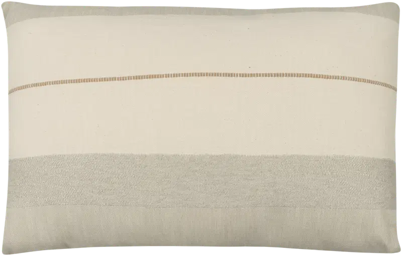 TEX 家居装饰靠垫 条纹 40x60厘米 米色