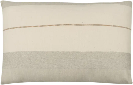 TEX 家居装饰靠垫 条纹 40x60厘米 米色
