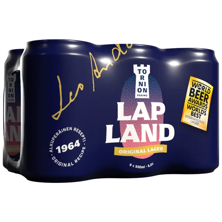 Tornion Panimon Lapland Original Lager 5,2% 6x0,33l｜Tornion Panimo n 拉普兰原味拉格饮品 5.2% 6x0,33l
