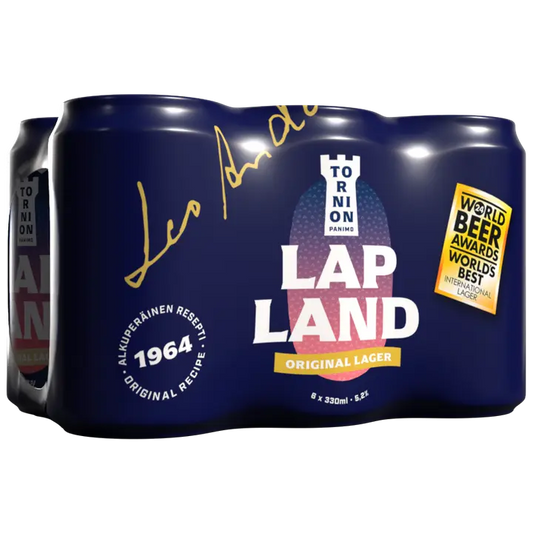 Tornion Panimon Lapland Original Lager 5,2% 6x0,33l｜Tornion Panimo n 拉普兰原味拉格饮品 5.2% 6x0,33l