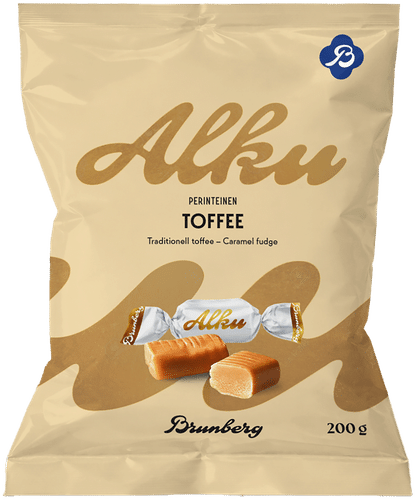Brunberg 阿尔库太妃糖 200g｜Brunberg Alku toffeekaramelli 200g