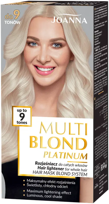 Joanna Multi Blond 铂金浅金，最高9度｜Joanna Multi Blond PLATINUM  up to 9 tones