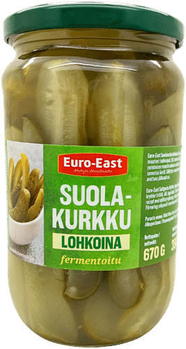 Euro-East 酸黄瓜块 670克 390 g