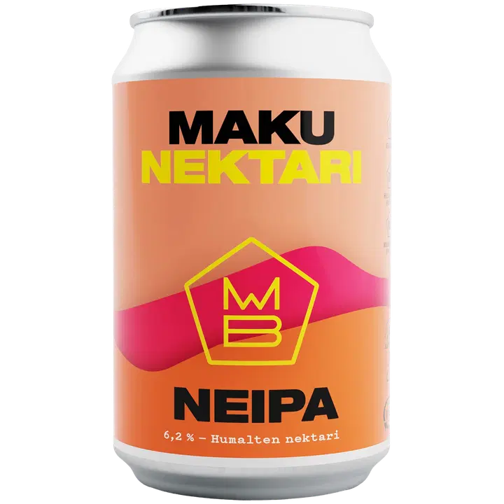 Maku Brewing Nektari NEIPA 6,2% olut 0,33l tölkki｜Maku Brewing Nektari NEIPA 6.2% 饮料 0.33l 罐装