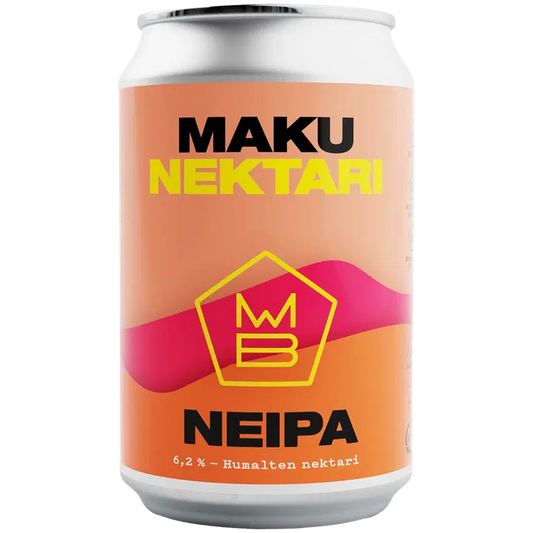 Maku Brewing Nektari NEIPA 6,2% olut 0,33l tölkki｜Maku Brewing Nektari NEIPA 6.2% 饮料 0.33l 罐装