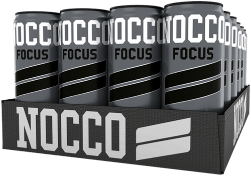 Nocco FOCUS 柠檬水味含气能量饮料 24x330ml｜NOCCO FOCUS Ramonade hiilihapotettu energiajuoma 24x330ml