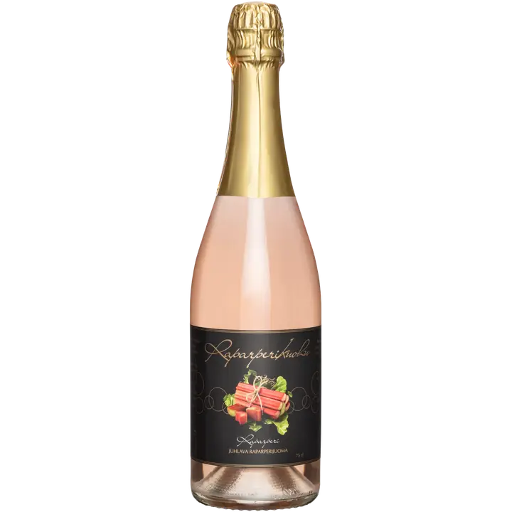 KontioMehu Raparperikuohu 0,75 l pullo｜KontioMehu 大黄泡沫 0.75 升瓶