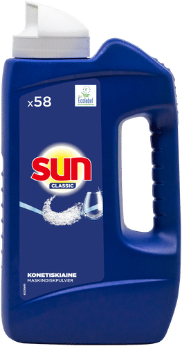 Sun Classic 浓缩机洗清洁剂 环保标志 1公斤 58次洗涤