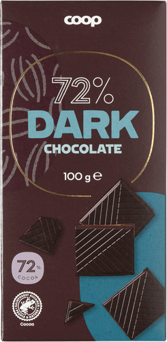 Coop 黑巧克力72% 100 g