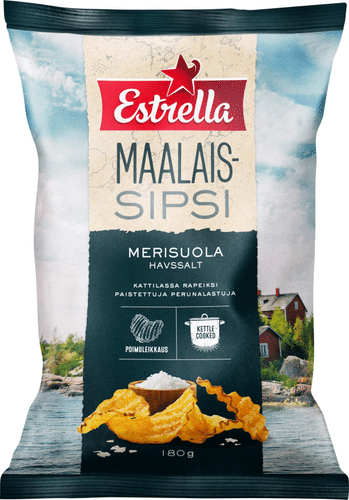 Estrella 乡村薯片 海盐味 180g