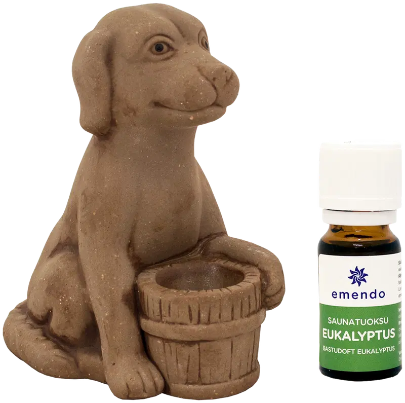 Emendo 桑拿犬+桉树桑拿香氛 10ml｜Emendo saunakoira + saunatuoksu eukalyptus 10ml