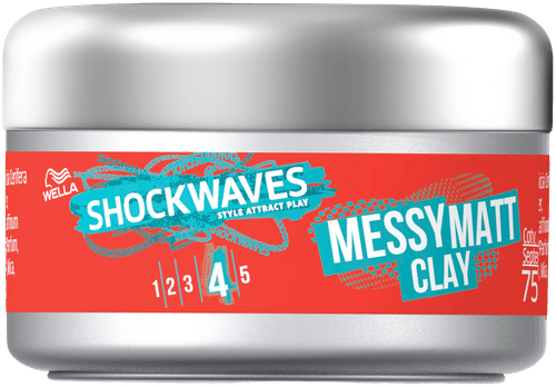 Wella Shockwaves 75毫升 Messy 发蜡｜Wella Shockwaves 75ml Messy Hiusvaha