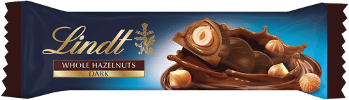 Lindt 黑巧克力棒配榛子酱和整颗榛子 35g