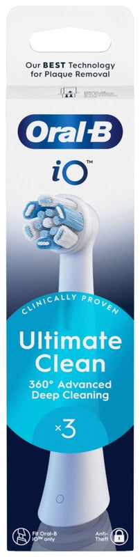 Oral-B iO 极致清洁替换刷头 3kpl｜Oral-B iO Ultimate Clean vaihtoharja 3kpl
