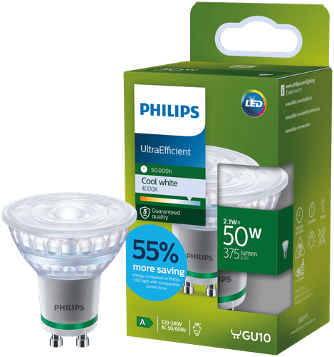 Philips LED射灯 超节能 GU10 400lm 4000K 冷白