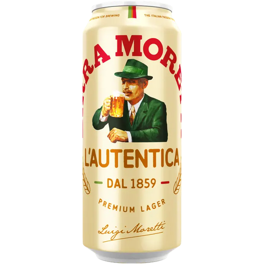 Birra Moretti 4,6% olut 0,5 l｜Birra Moretti 4.6% 饮料 0,5 l