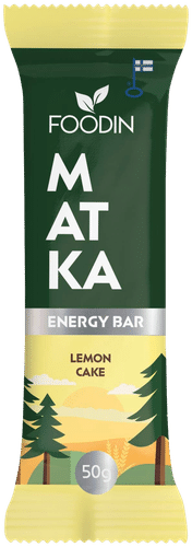 Foodin MATKA能量棒，柠檬蛋糕味 50g