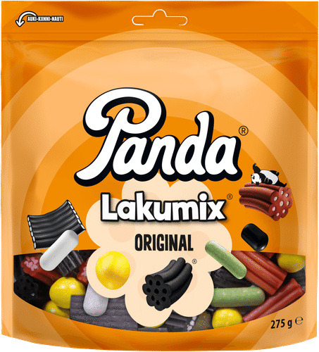 Panda LakuMix 原味甘草糖混合装 275g｜Panda LakuMix original lakritsisekoitus 275g