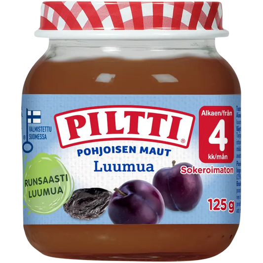 Piltti 125g Pohjoisen maut Luumua 4kk｜Piltti 125克北方风味李子4个月
