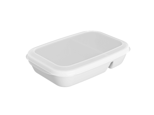 Nordiska Plast 带隔板密封盒 1.0升 白色