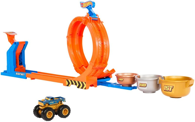 Hot Wheels 怪兽卡车回环翻转奖杯挑战赛道｜Hot Wheels Monster Trucks Loop & Flip Trophy Challenge -autorata
