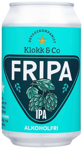 Klokk & Co Fripa Ipa Alkoholiton olut 0,5% 0,33l