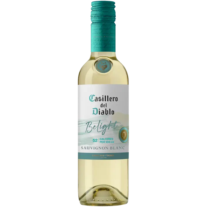 Casillero del Diablo Belight Sauvignon Blanc 8 %, 0,375 l valkoviini lasipullo｜Casillero del Diablo Belight 长相思 8%，0.375 升白葡萄饮料玻璃瓶