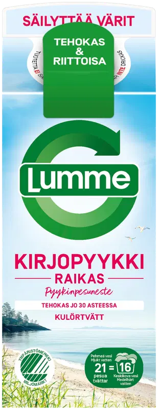 Lumme 彩色衣物洗衣液 750ml｜Lumme Kirjopyykki pyykinpesuneste 750ml