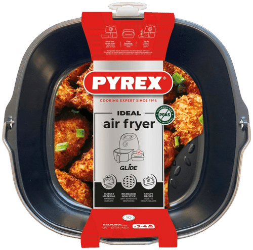 Pyrex 空气炸锅烤盘1.9升 22x21 cm