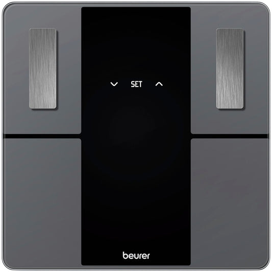 Beurer 超级黑色版BF500蓝牙诊断秤｜Beurer Super Black Edition diagnostiikkavaaka BF500, bluetooth