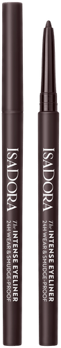 IsaDora 持久防晕染眼线笔 61 黑棕 0,35g｜Isadora The Intense Eyeliner Silmänrajauskynä 24H Wear & Smudge-proof 61 Black Brown 0,35g