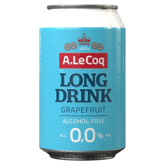 A. Le Coq Grapefruit alkoholiton lonkero 0,0 % 0,33 l tlk｜A. Le Coq 葡萄柚0度 0.0% 0.33 升 总量