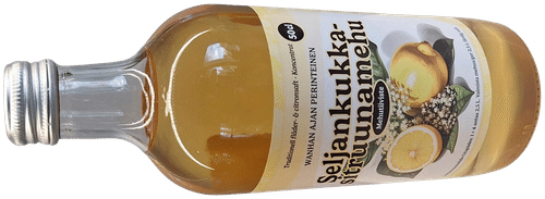 Vanhan Ajan Perinteinen Sitruuna & Seljankukka mehutiiviste 0,5L｜Vanhan Ajan Perinteinen 柠檬和接骨木花浓缩汁 0,5L