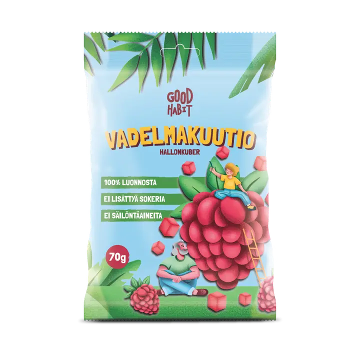 Good Habit Vadelmakuutio 70g-Good Habit 覆盆子立方体 70g