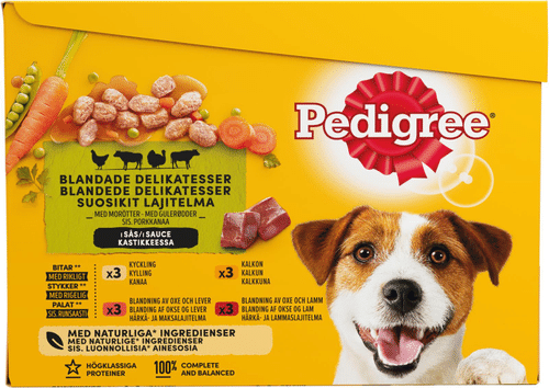 Pedigree 宝路 热门精选装 含胡萝卜酱汁 (12 x 100克)