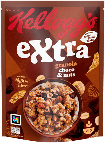 KELLOGG'S Extra Choco and Nuts 450g｜Kellogg's 特浓巧克力坚果 450g